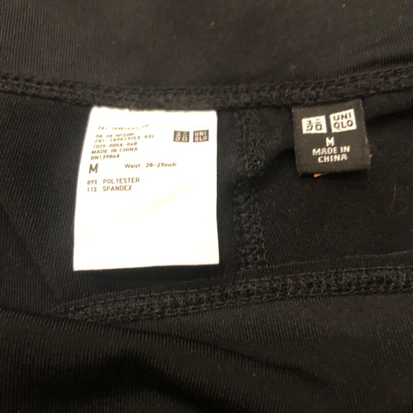 Uniqlo Women Black Active Pants M - Picture 4 of 5